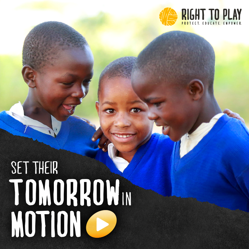 Right To Play Year End Campaign image